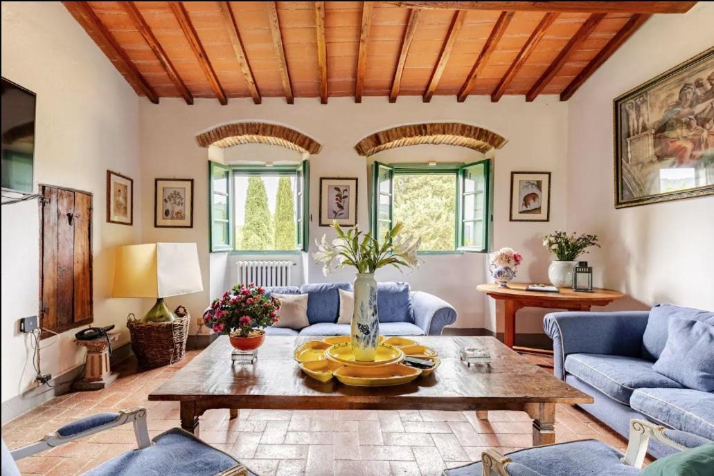 Villa Il Poggio Greve in Chianti Exteriör bild